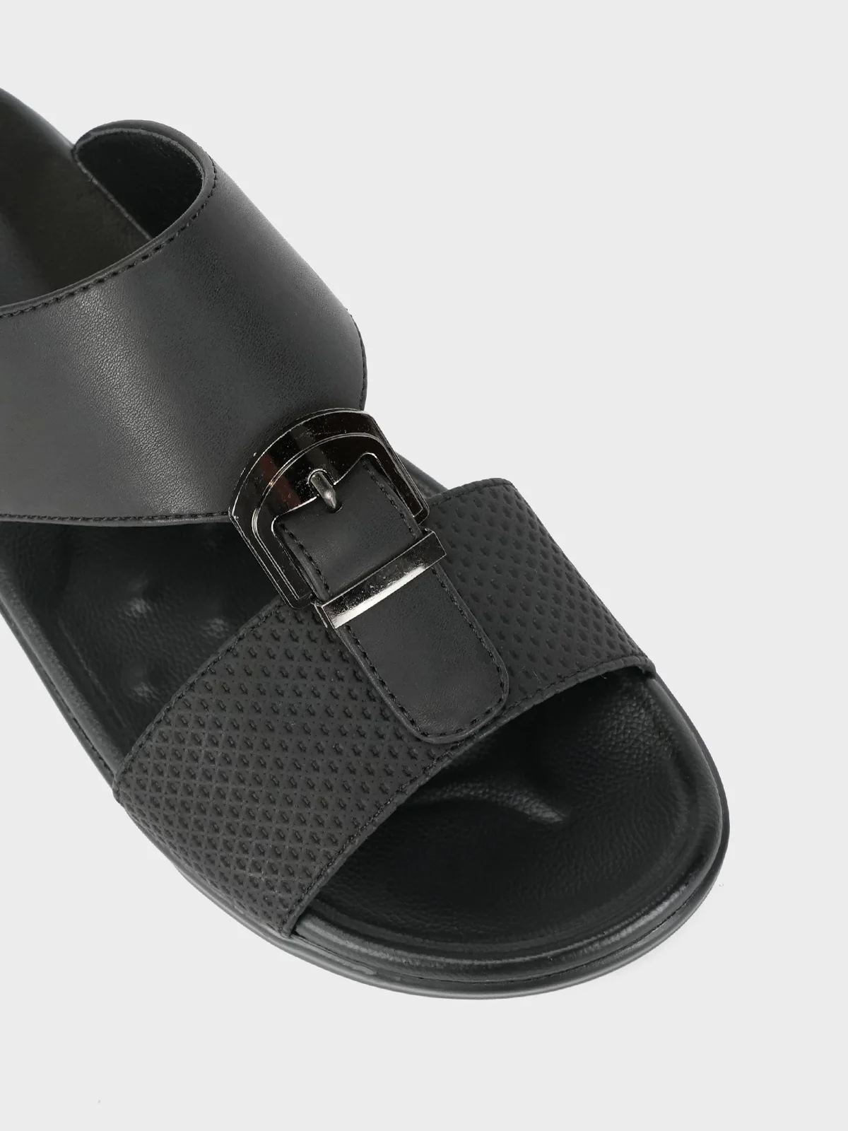 Mens "OLEH" Buckled Flat Summer Slippers - Image 4