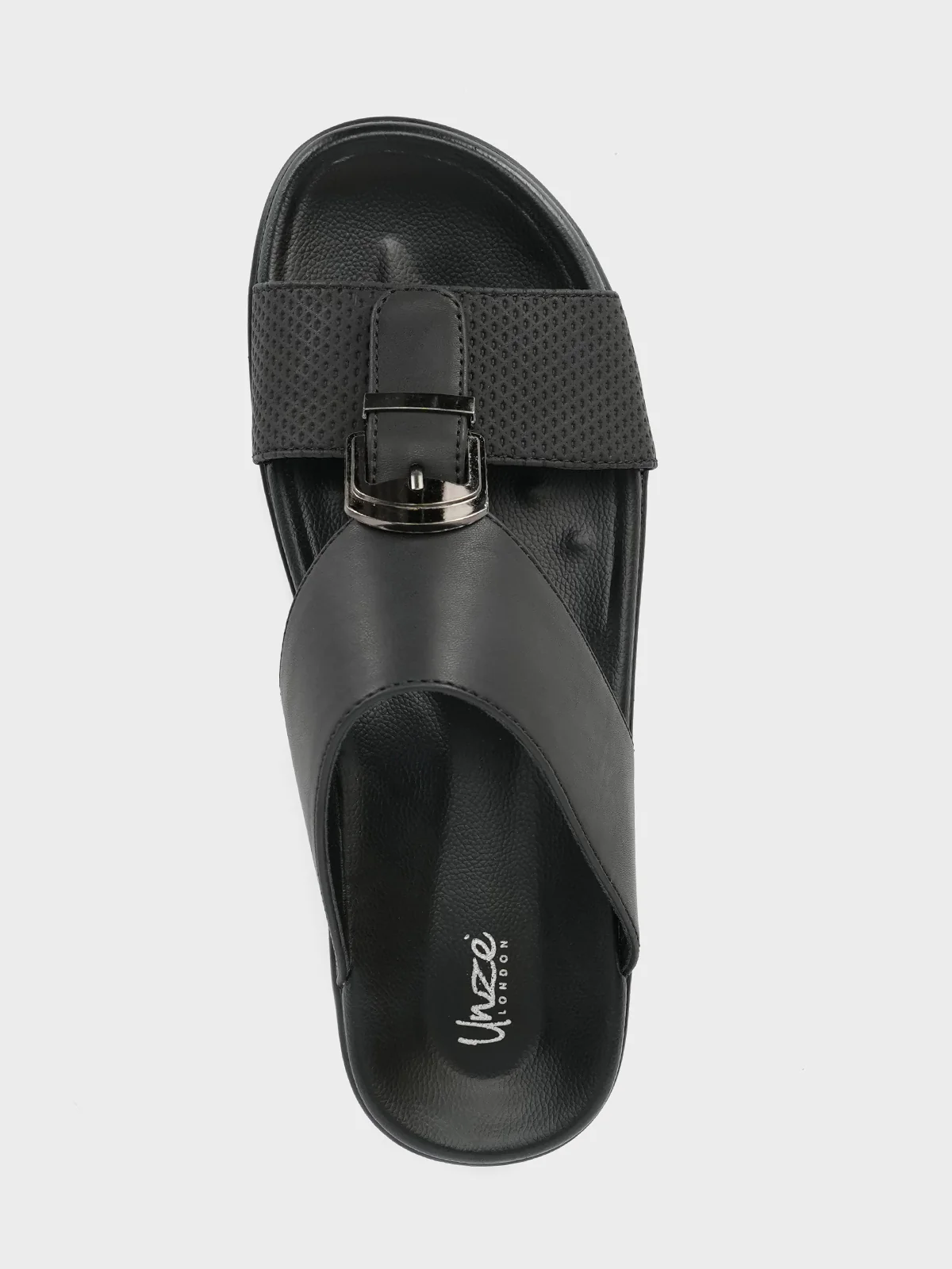Mens "OLEH" Buckled Flat Summer Slippers - Image 5