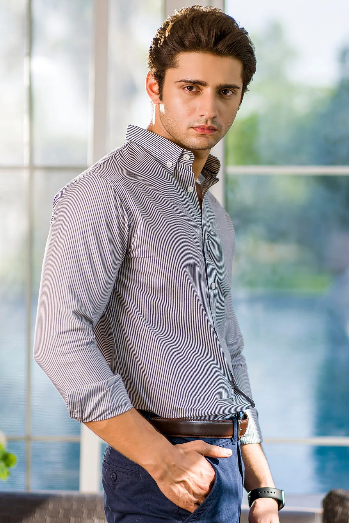 "ONOFRIA" Casual Cotton Everyday Full Sleeves Shirt - Image 2