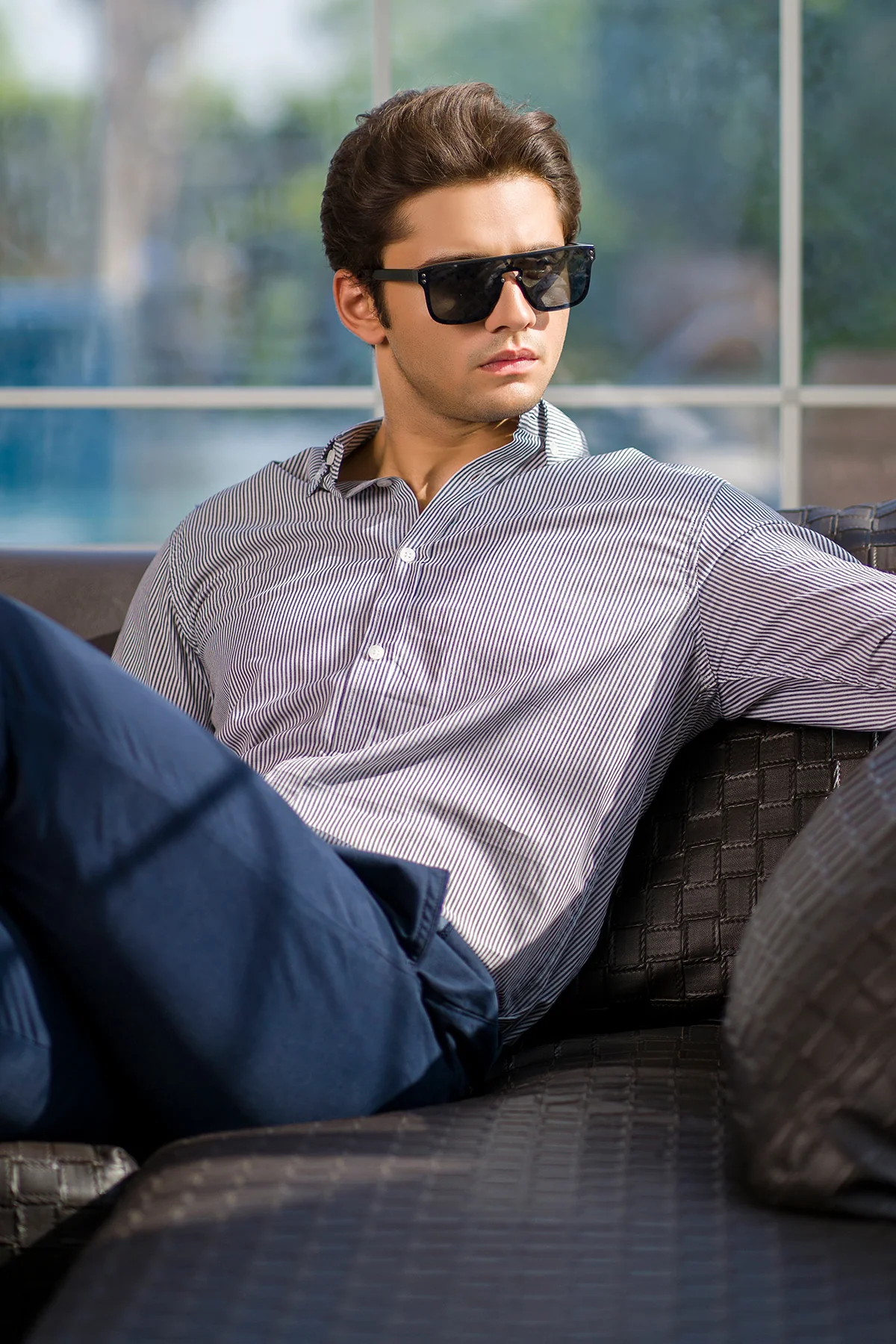 "ONOFRIA" Casual Cotton Everyday Full Sleeves Shirt - Image 3