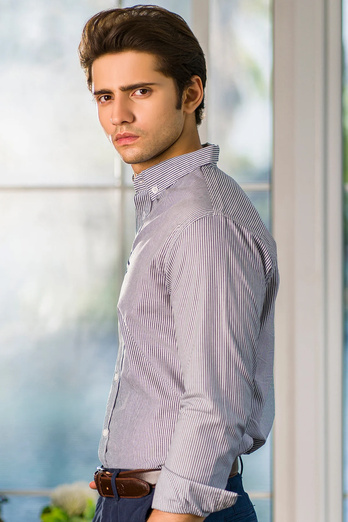 "ONOFRIA" Casual Cotton Everyday Full Sleeves Shirt - Image 4
