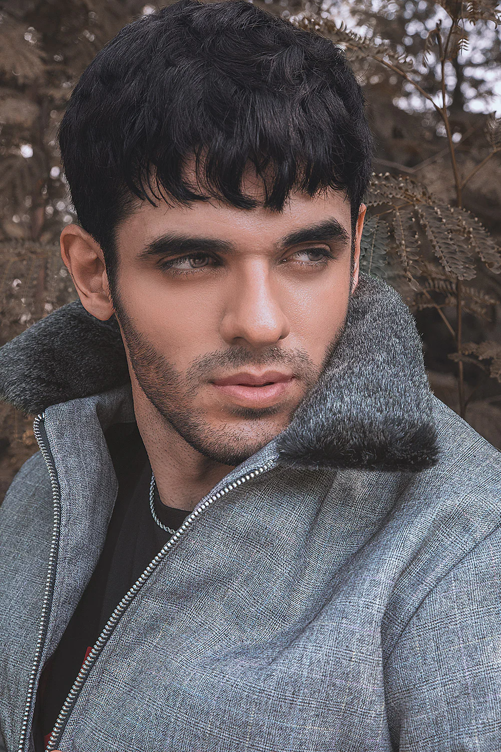 "PEAKY" Winter Warm Fur Collar Trucker Jacket - Image 4