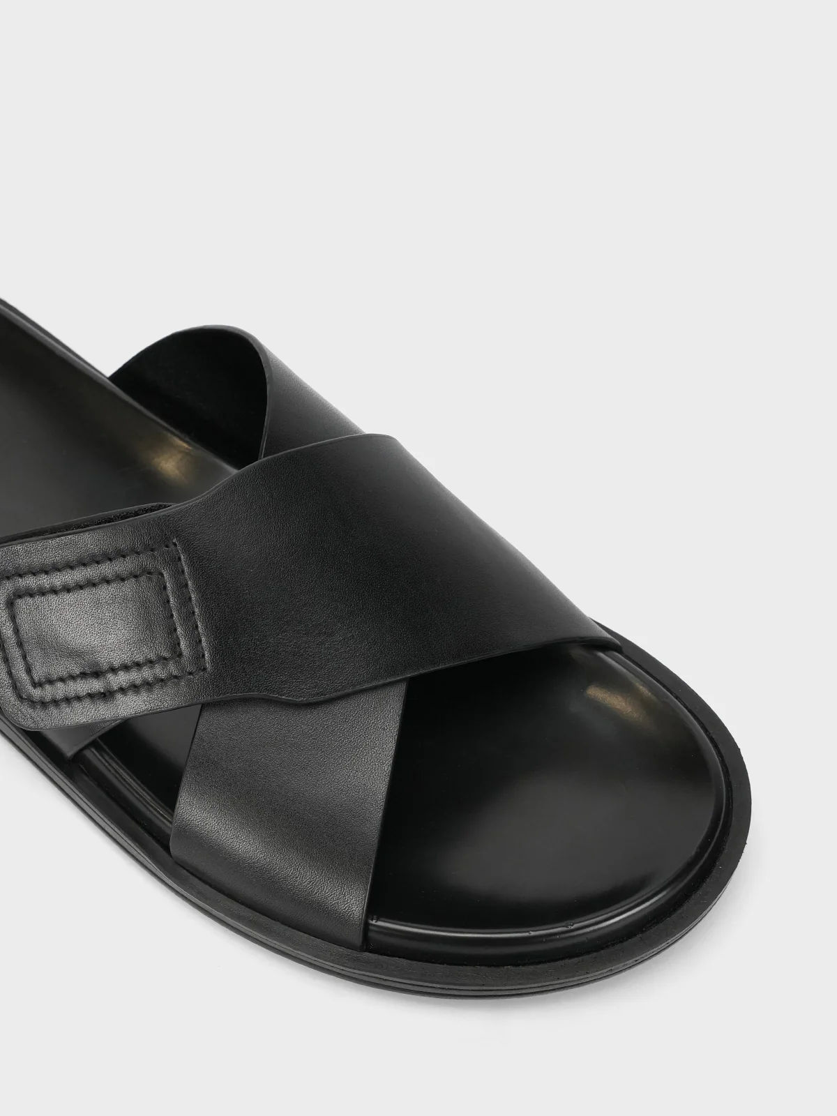 Mens "PERCY" Casual Open Toe Slippers - Image 4