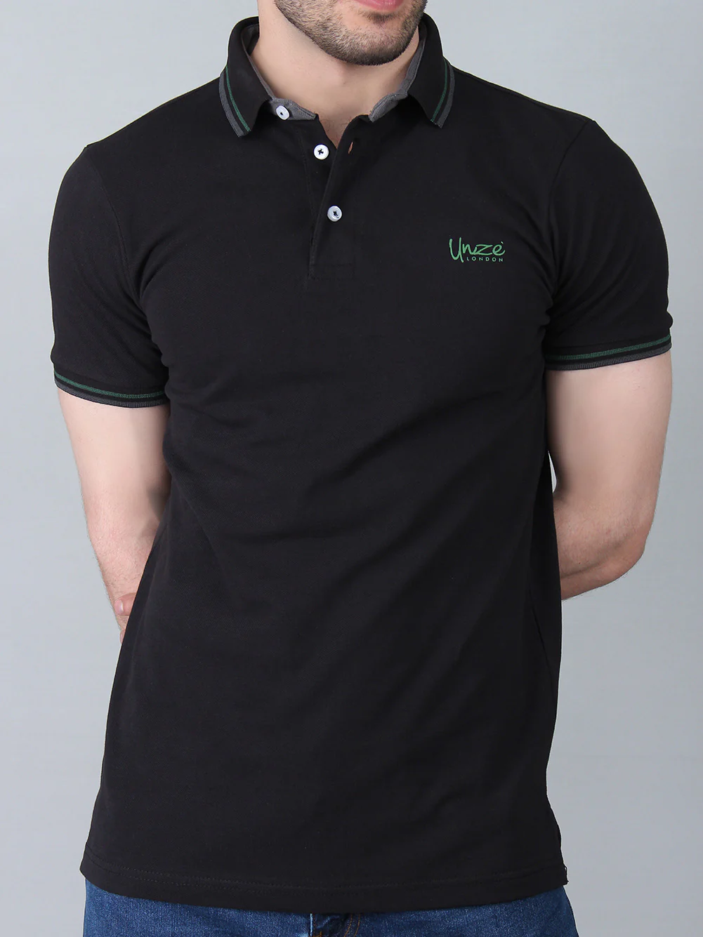 Men's "PHILIP"Color Block Performance Pique Polo Shirt - Image 4