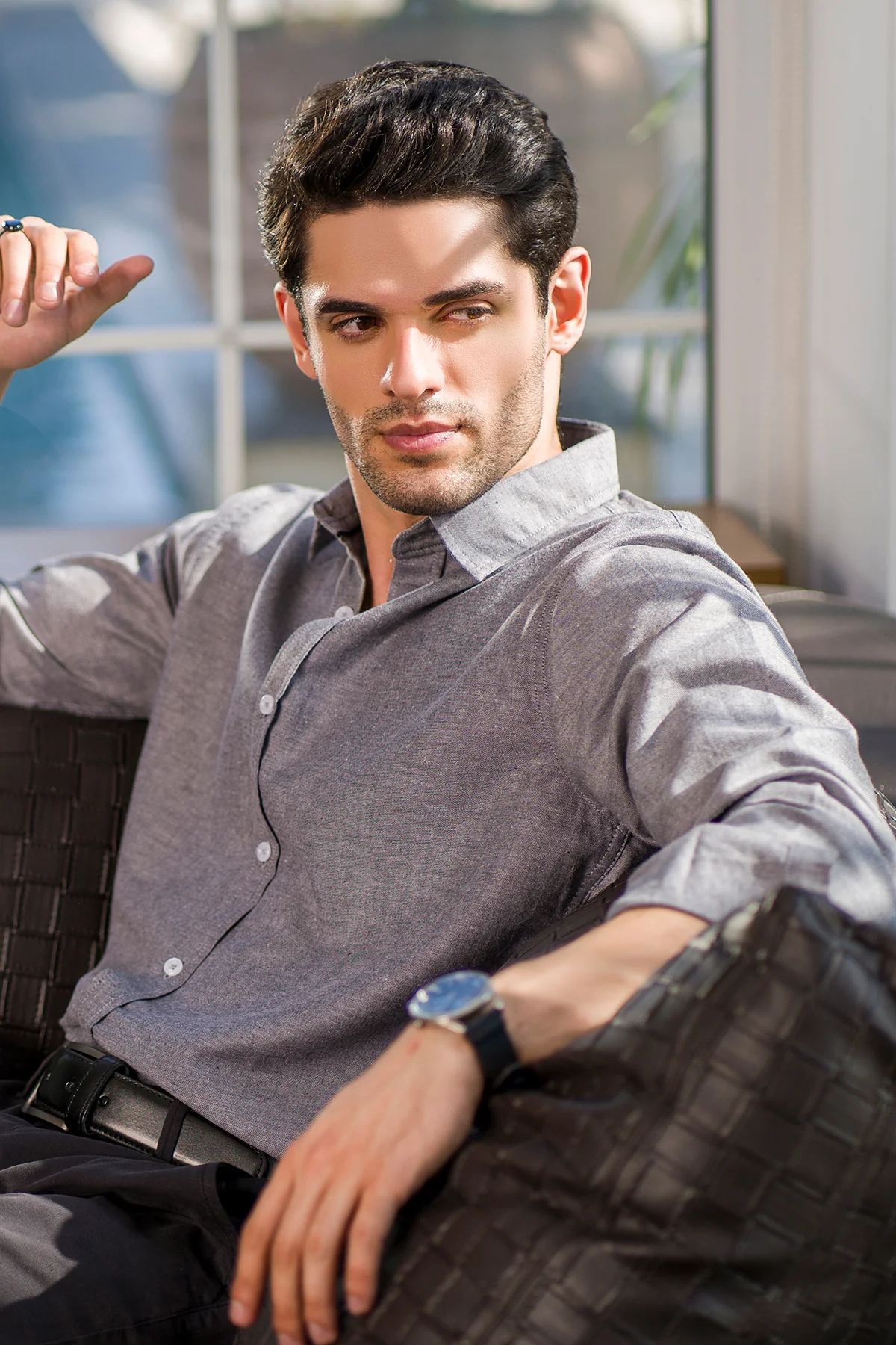 "PILIS" Cotton Regular Fit Casual Shirt - Image 4