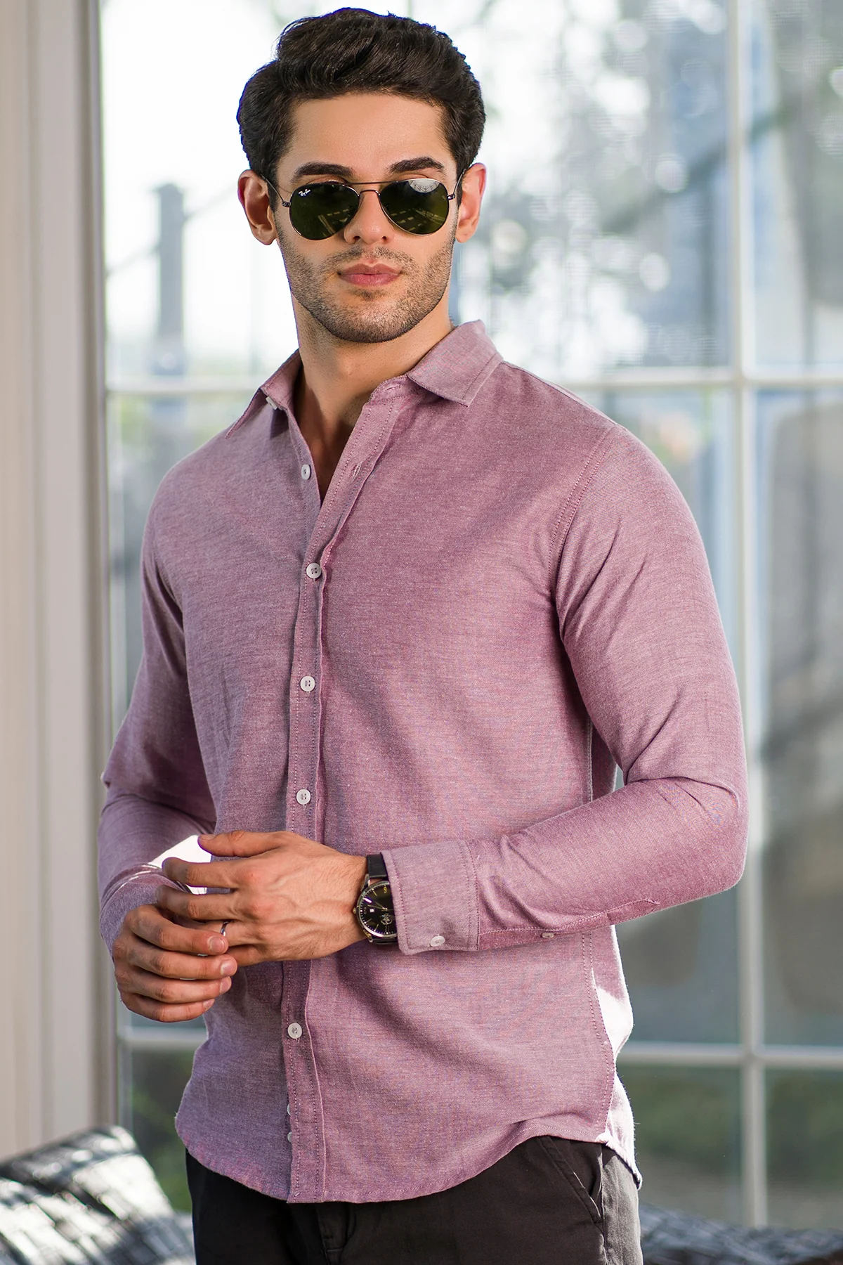 "PILIS" Cotton Regular Fit Casual Shirts - Image 2