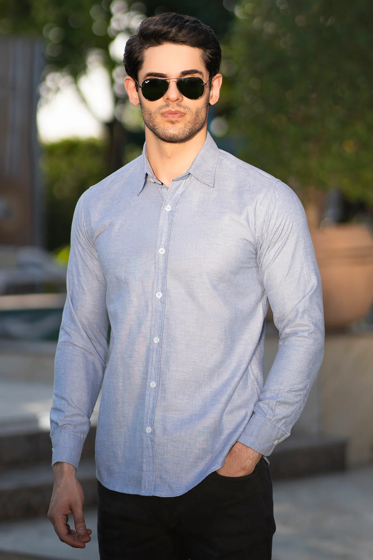 "PILIS" Cotton Regular Fit Casual Shirt - Image 3