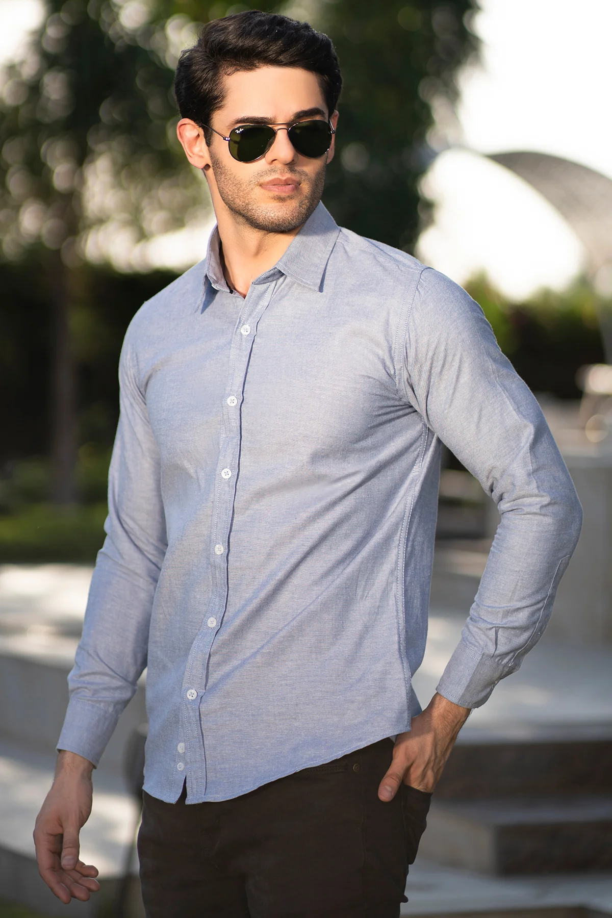"PILIS" Cotton Regular Fit Casual Shirt - Image 4