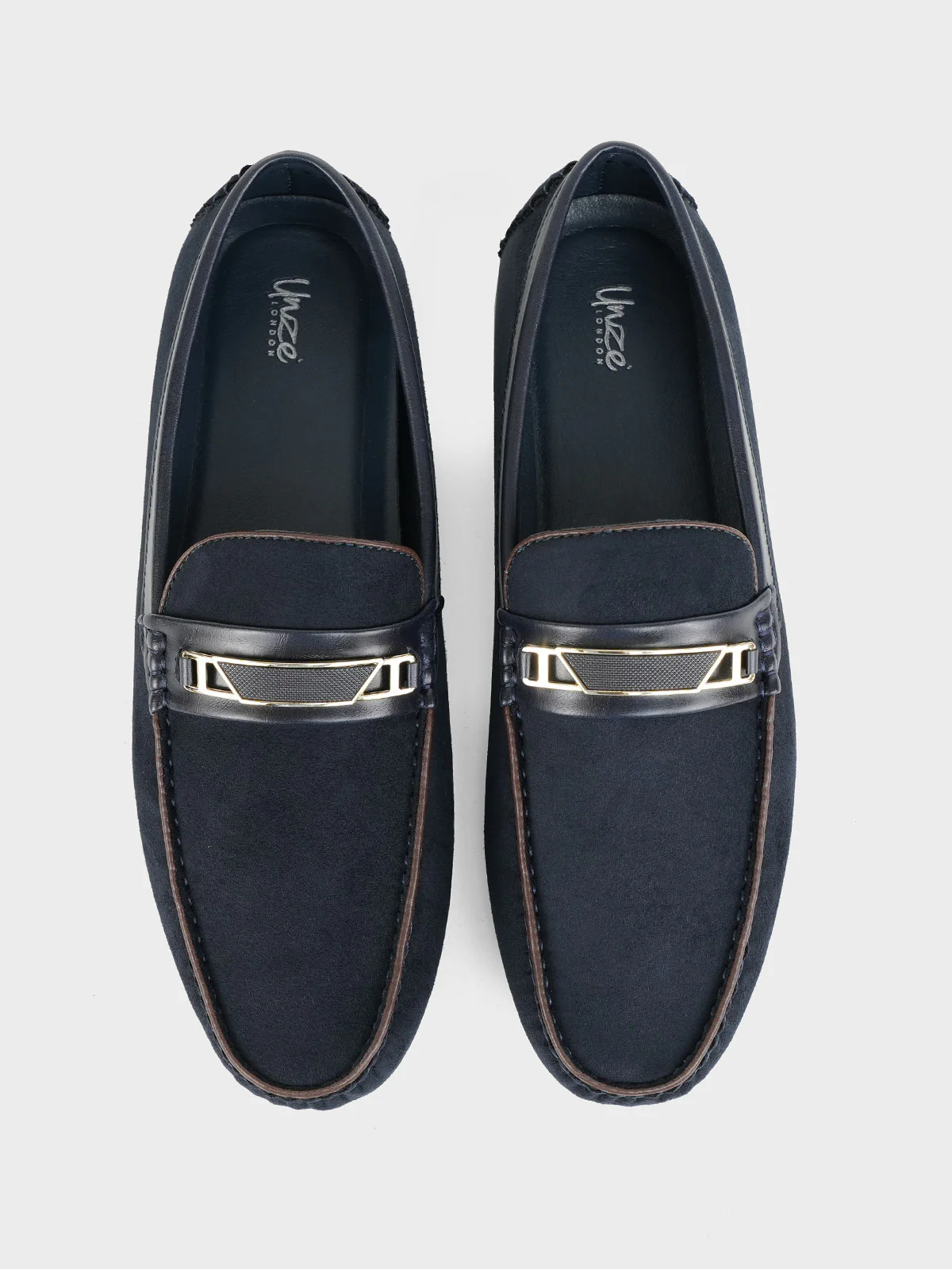 Mens "PIONEE" Adorned Moccasin Shoes - Image 7