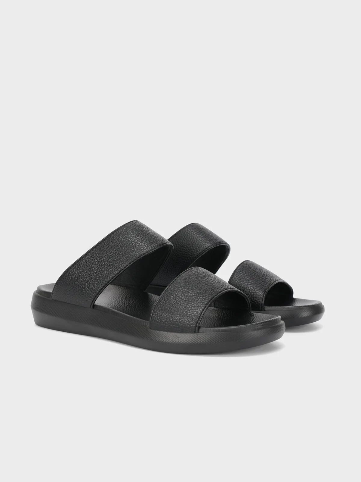 Mens "QATADA" Dual Strap Casual Slippers - Image 2