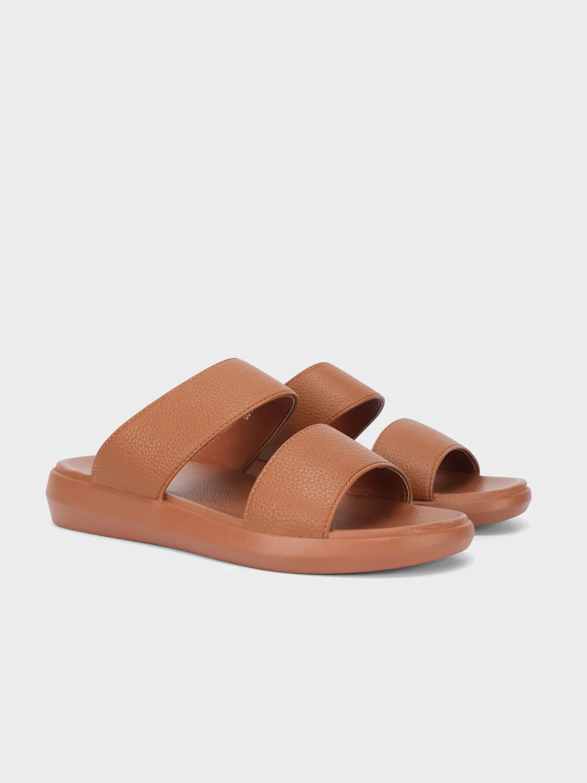 Mens "QATADA" Dual Strap Casual Slippers - Image 2