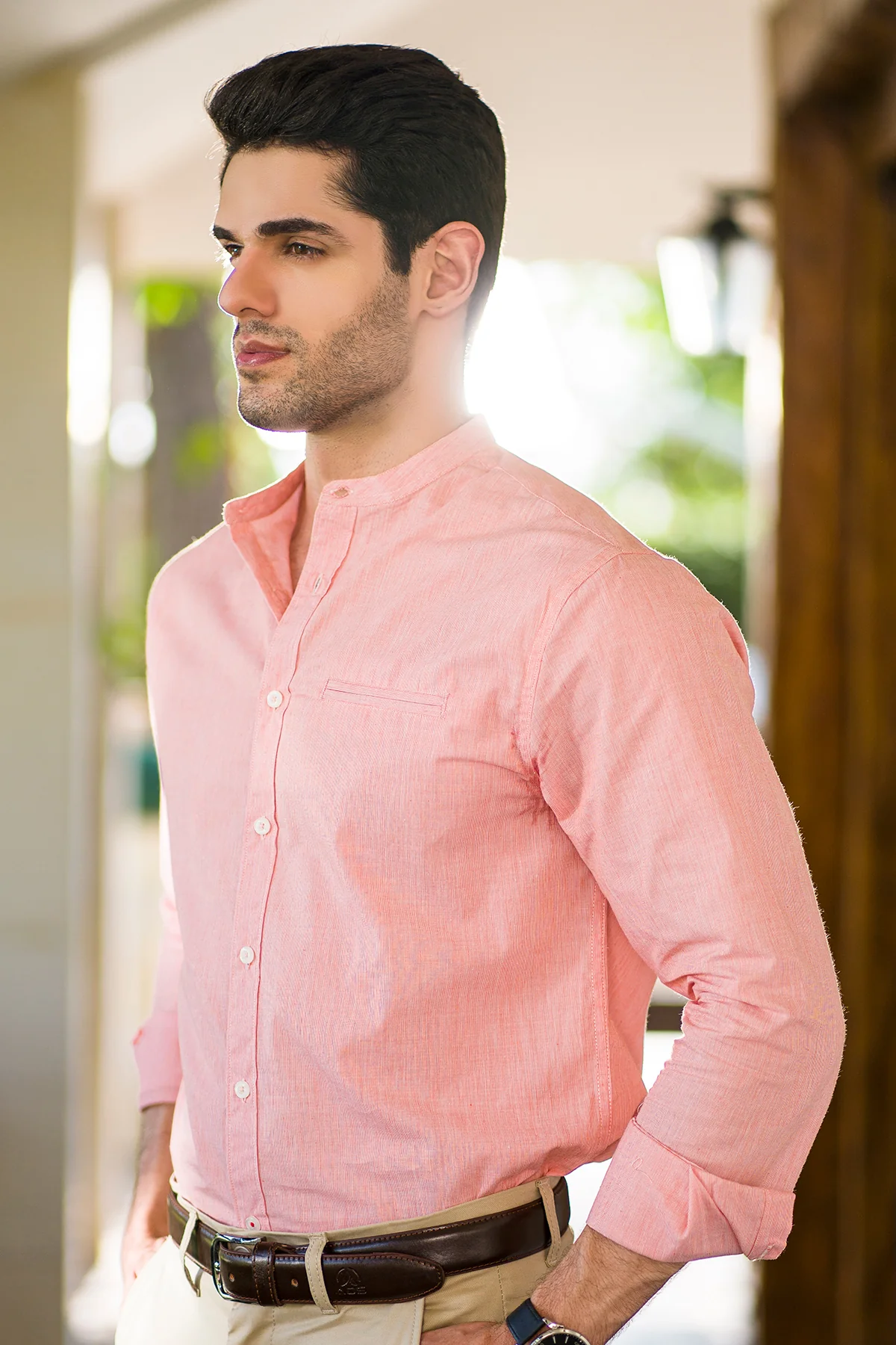 "RADAMES" Cotton Stylish Summer Casual Shirt - Image 4
