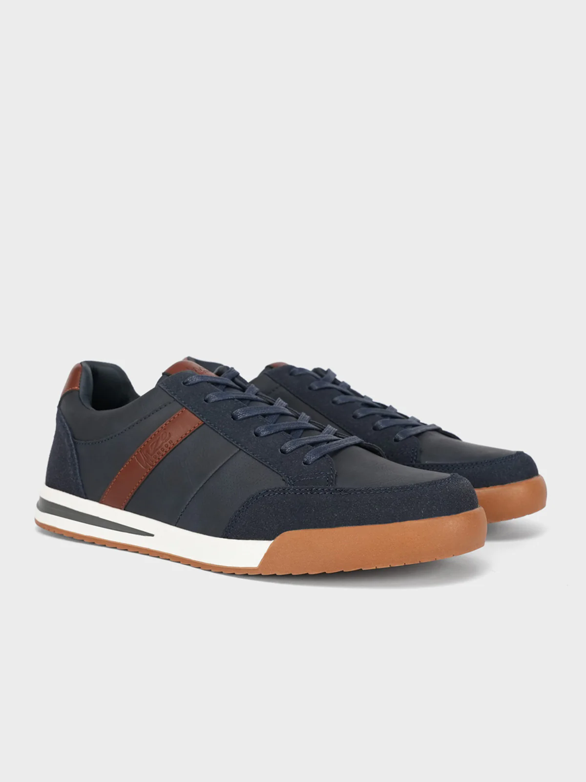 Mens "RAKAN" Comfy Lace Up Trainers - Image 2