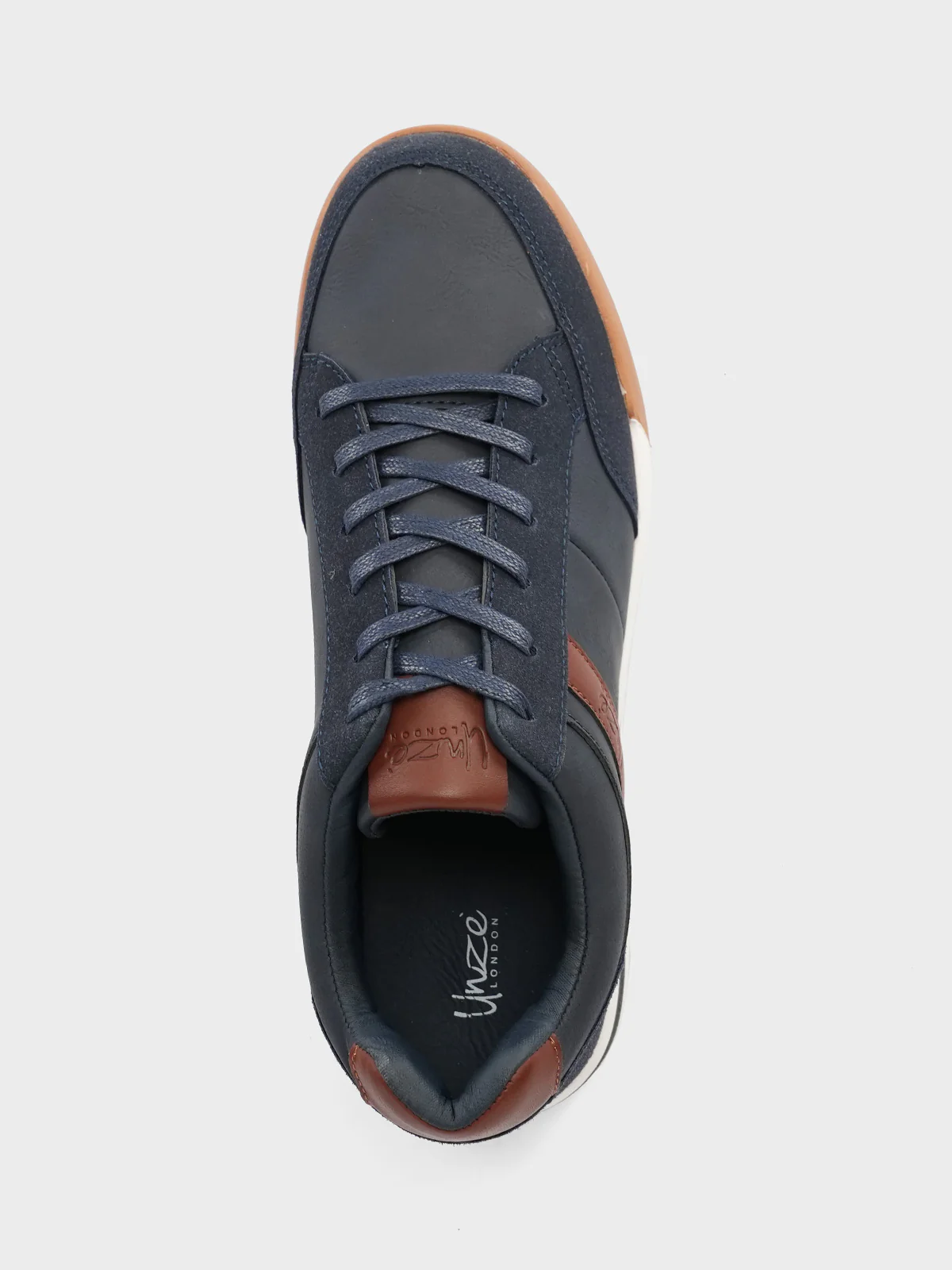 Mens "RAKAN" Comfy Lace Up Trainers - Image 5