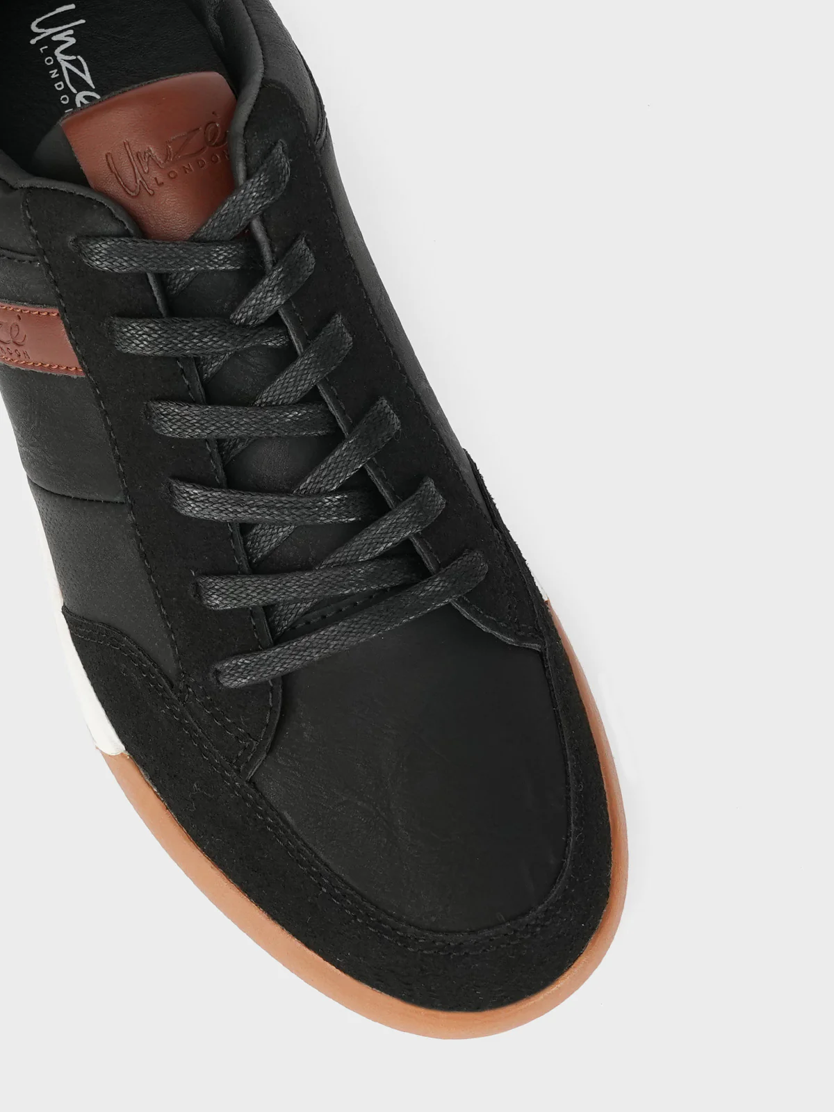 Mens "RAKAN" Comfy Lace Up Trainers - Image 4