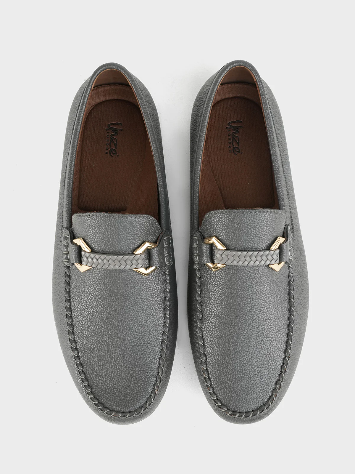 Mens "RAQAL" Comfy Moccasin Shoes - Image 5
