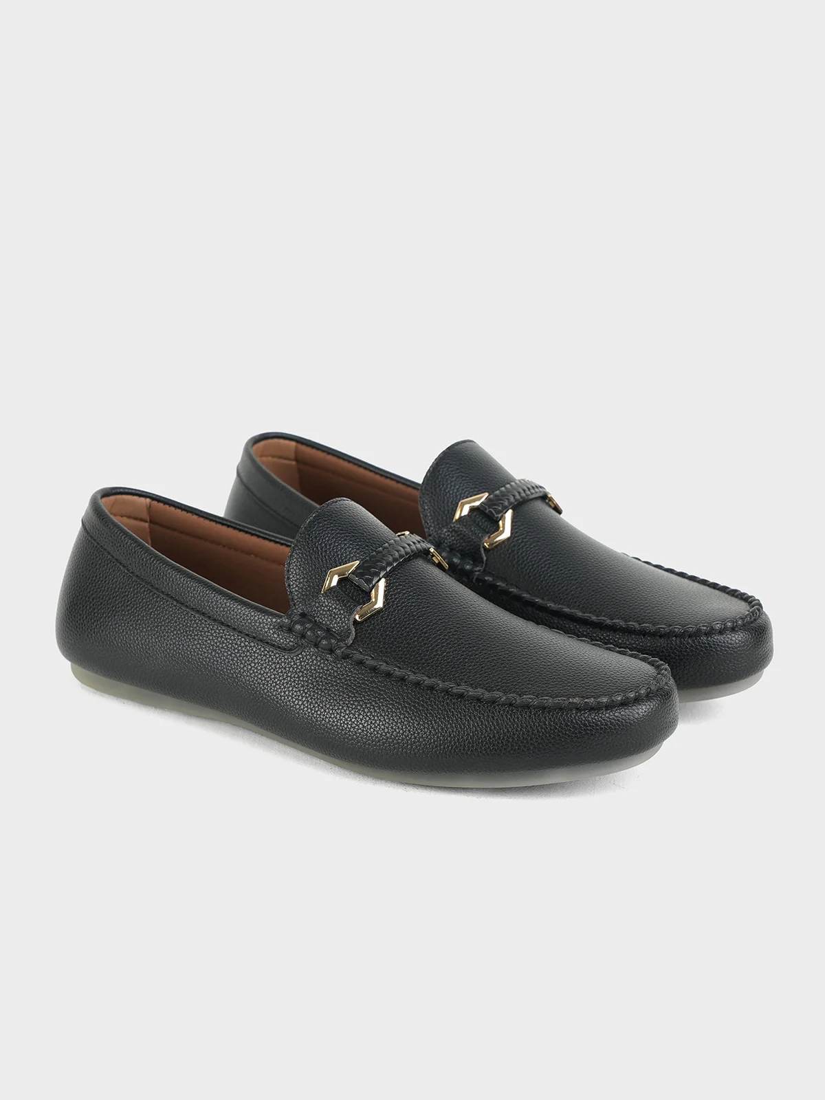 Mens "RAQAL" Comfy Moccasin Shoes - Image 2