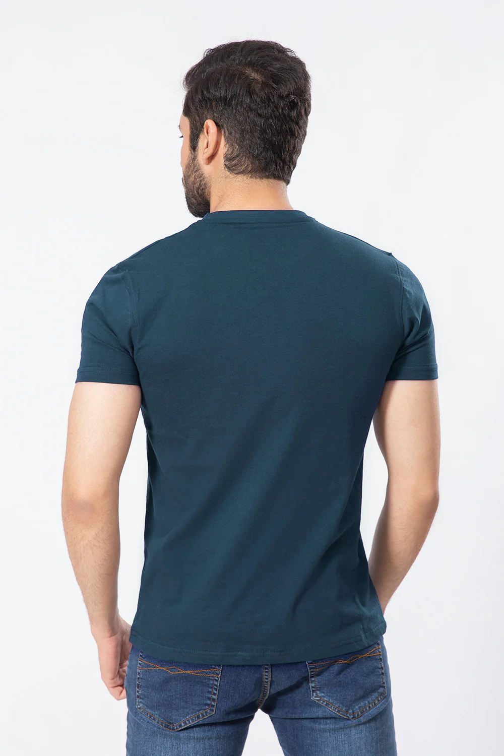 Mens "REGAL" Basic Cotton Crew Neck T-Shirt - Image 5