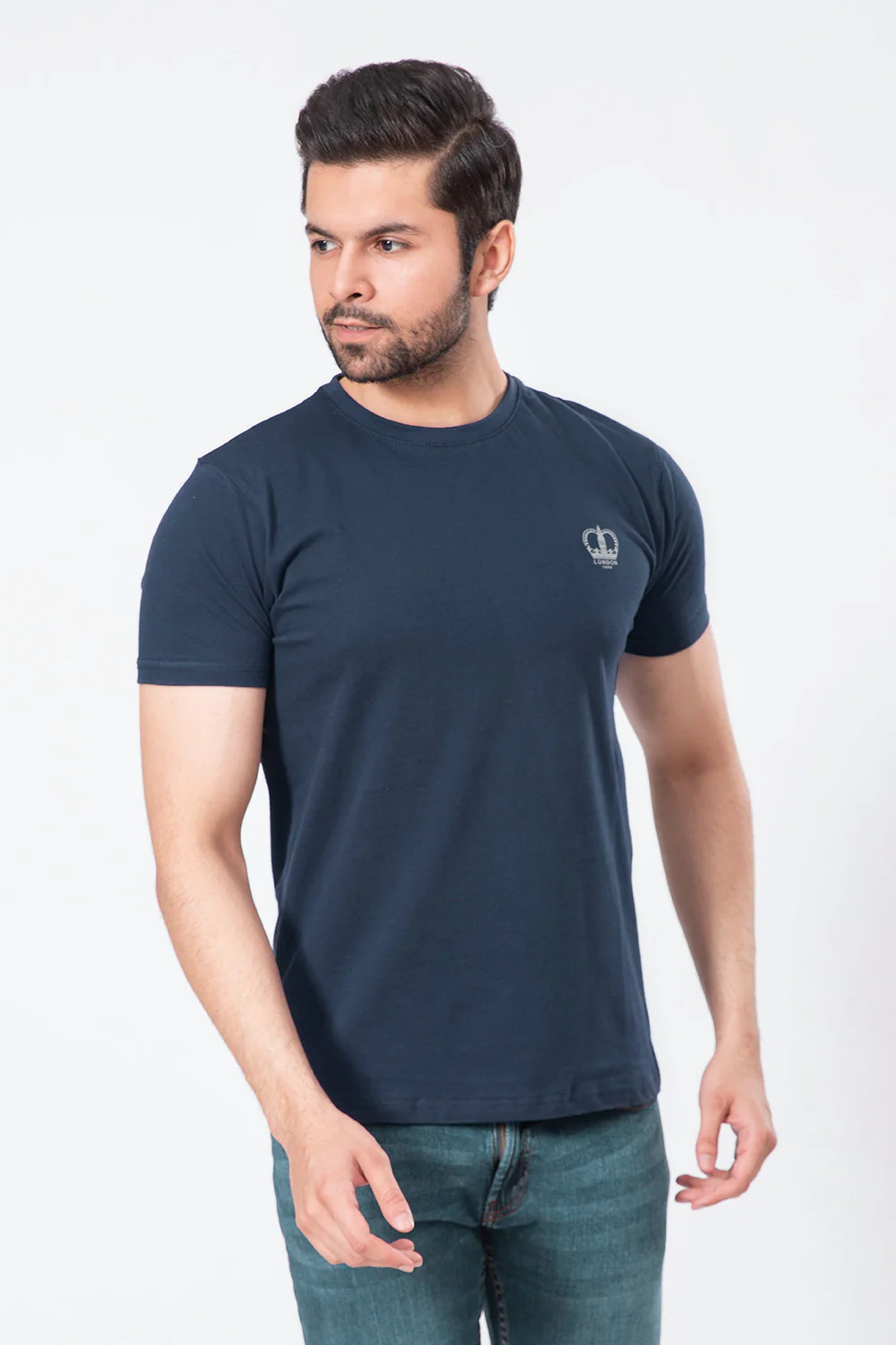 "REGAL" Crew Neck Slim Fit T-Shirt
