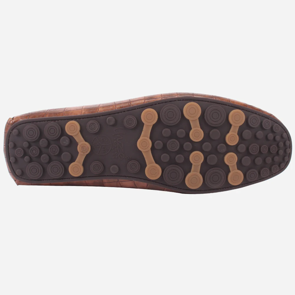Mens "RIAX" Slip-on Trim Adorned Moccasins Shoes - Image 5