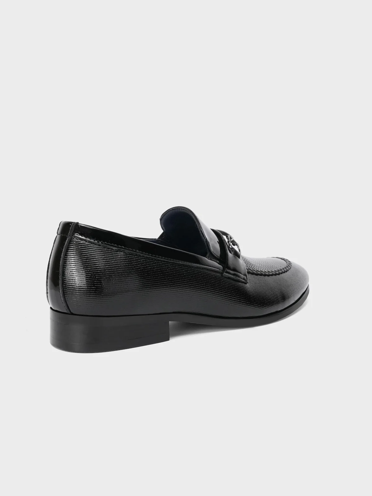 Mens "RIGGS" Textured Leather Formal Dress Shoes - Image 5