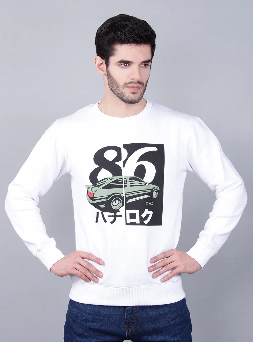Men's "RODNEY" Fleece Crewneck Sweatshirt