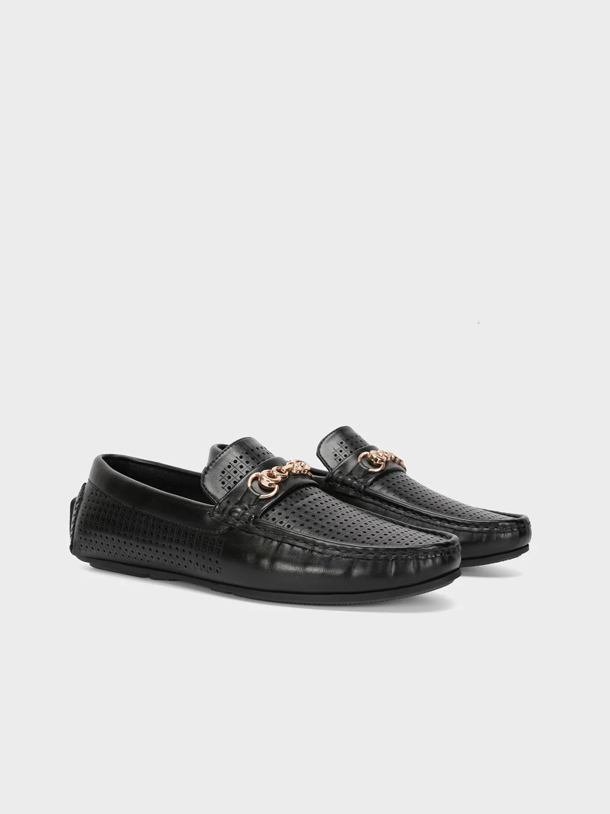 Mens "ROHAN" Leather Casual Shoes - Image 3