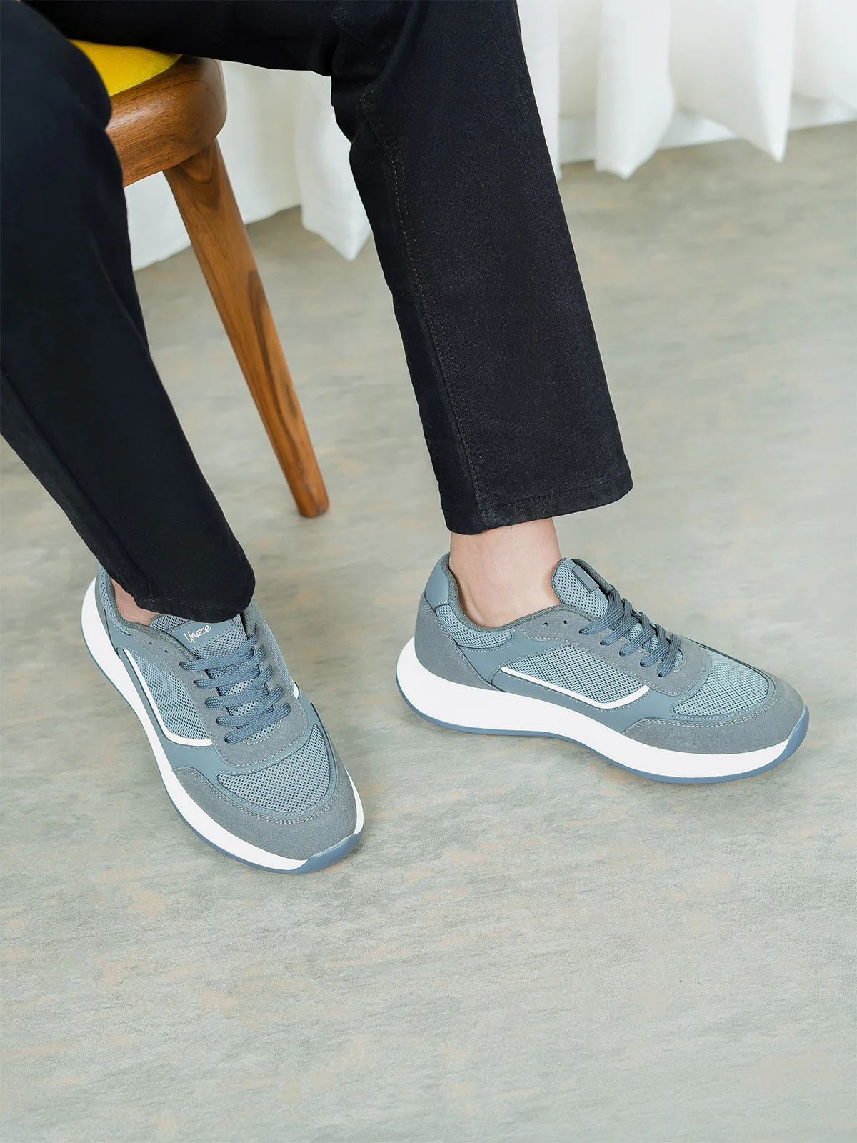 Mens "RYLLIS" Laced Up Trainers Casual Shoes - Image 3