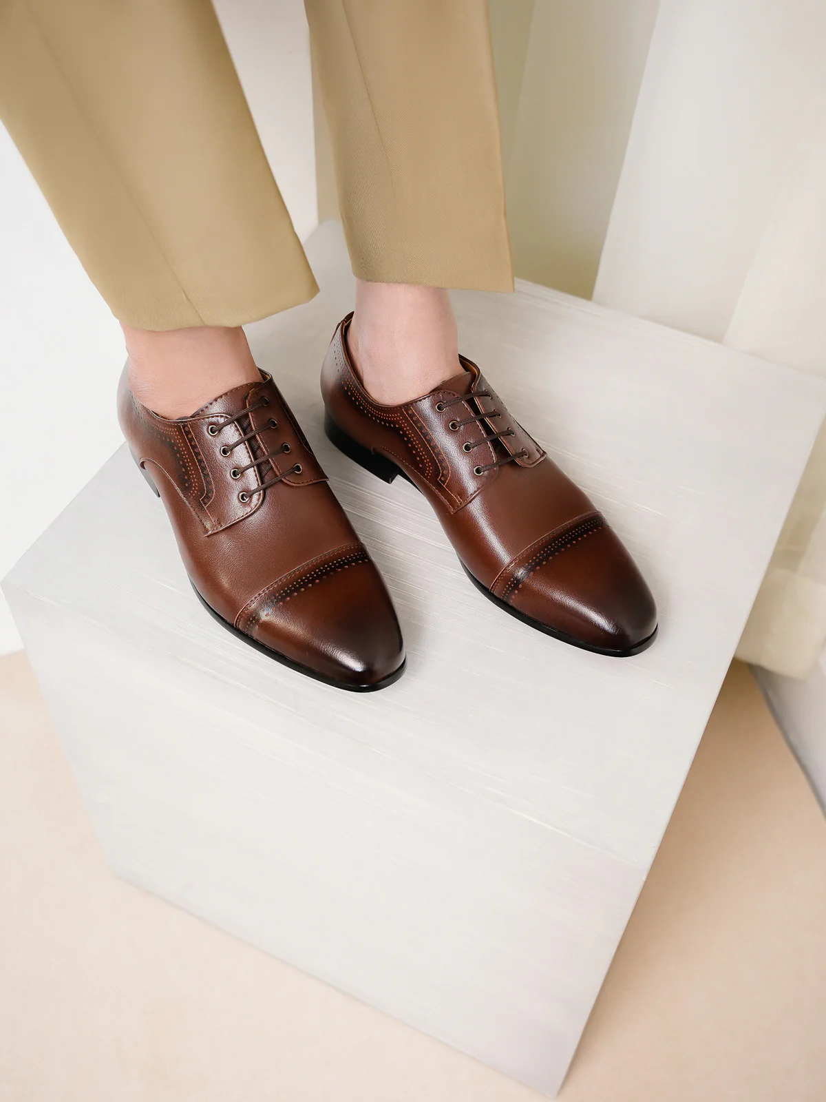 Mens "SALOMI" Lace Up Style Leather Formals