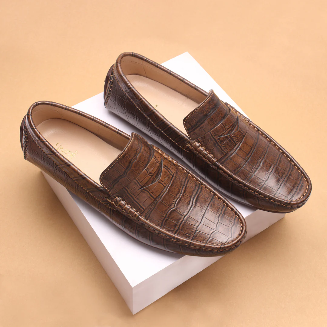 Men's "SARP" Formal Dress Moccasin Shoes - Image 6