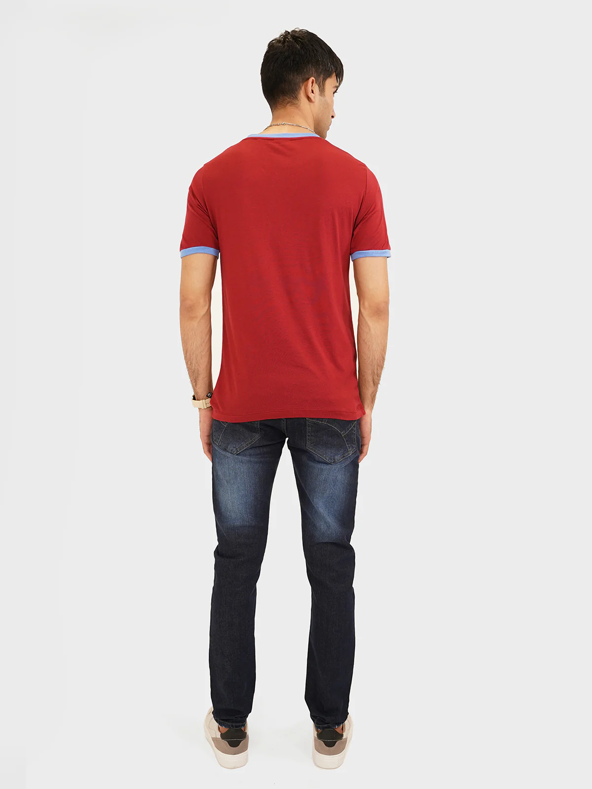 "SATTAM" Graphic Slim Fit T-Shirt - Image 4