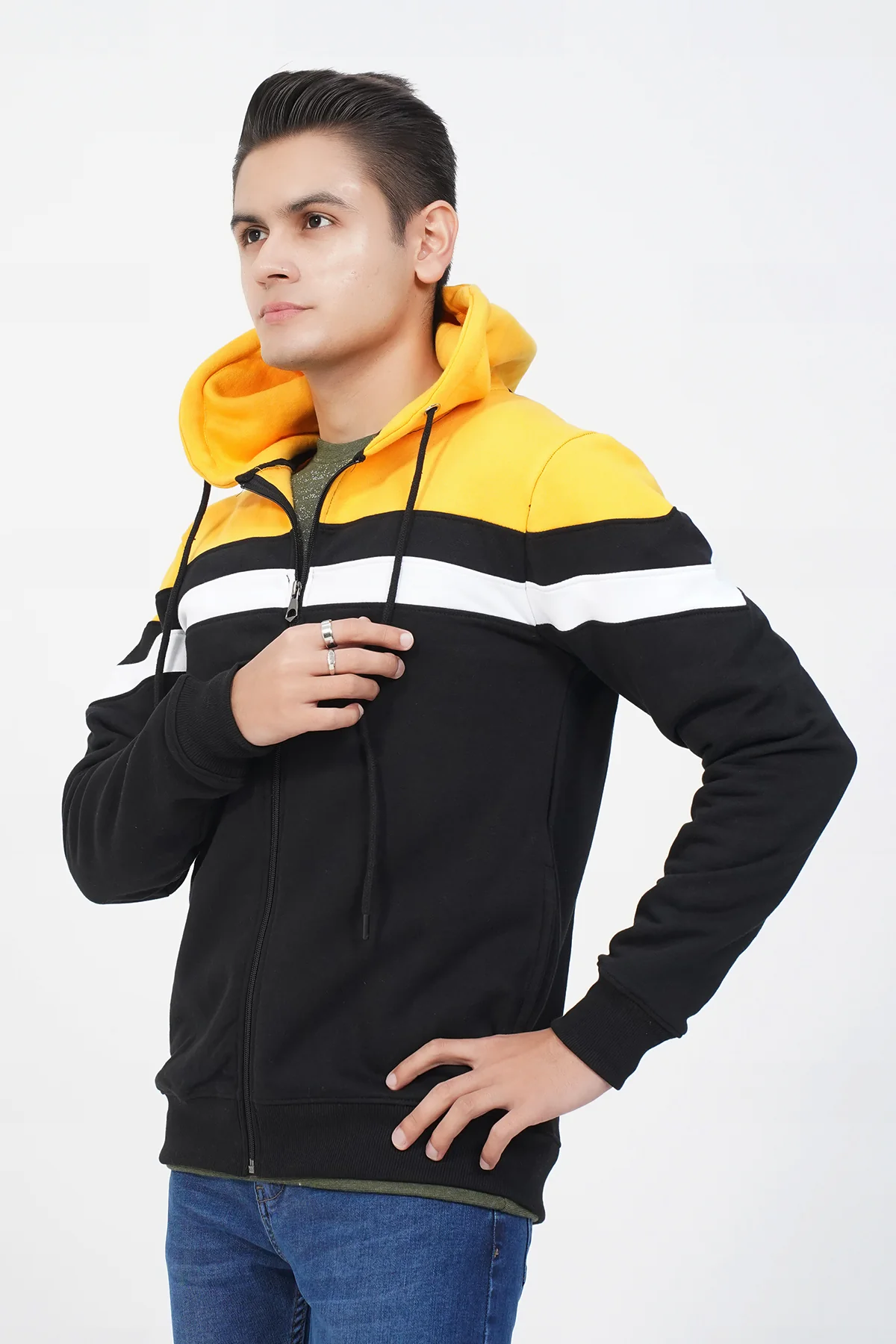 Men's "SEONG" Winter Zipper Hoodies - Image 4