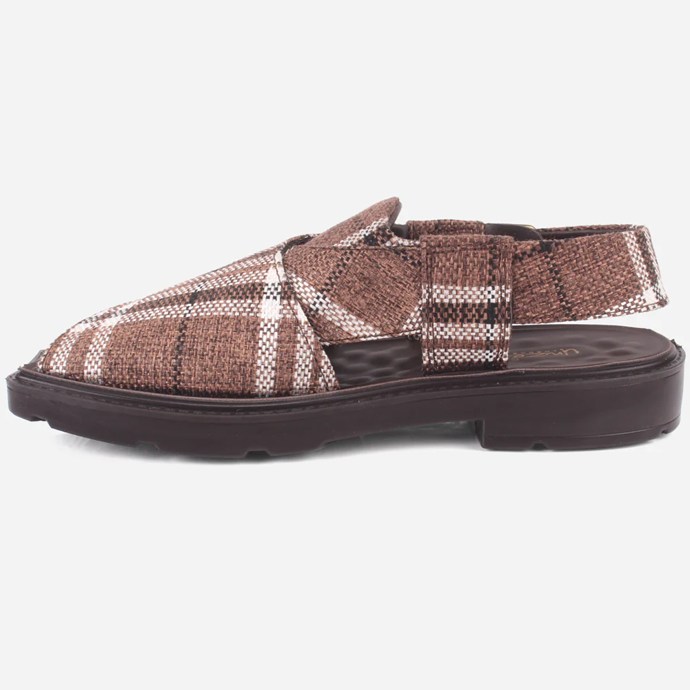 Men's "SIDIQ" Leather Flat Peshawari Sandals - Image 3