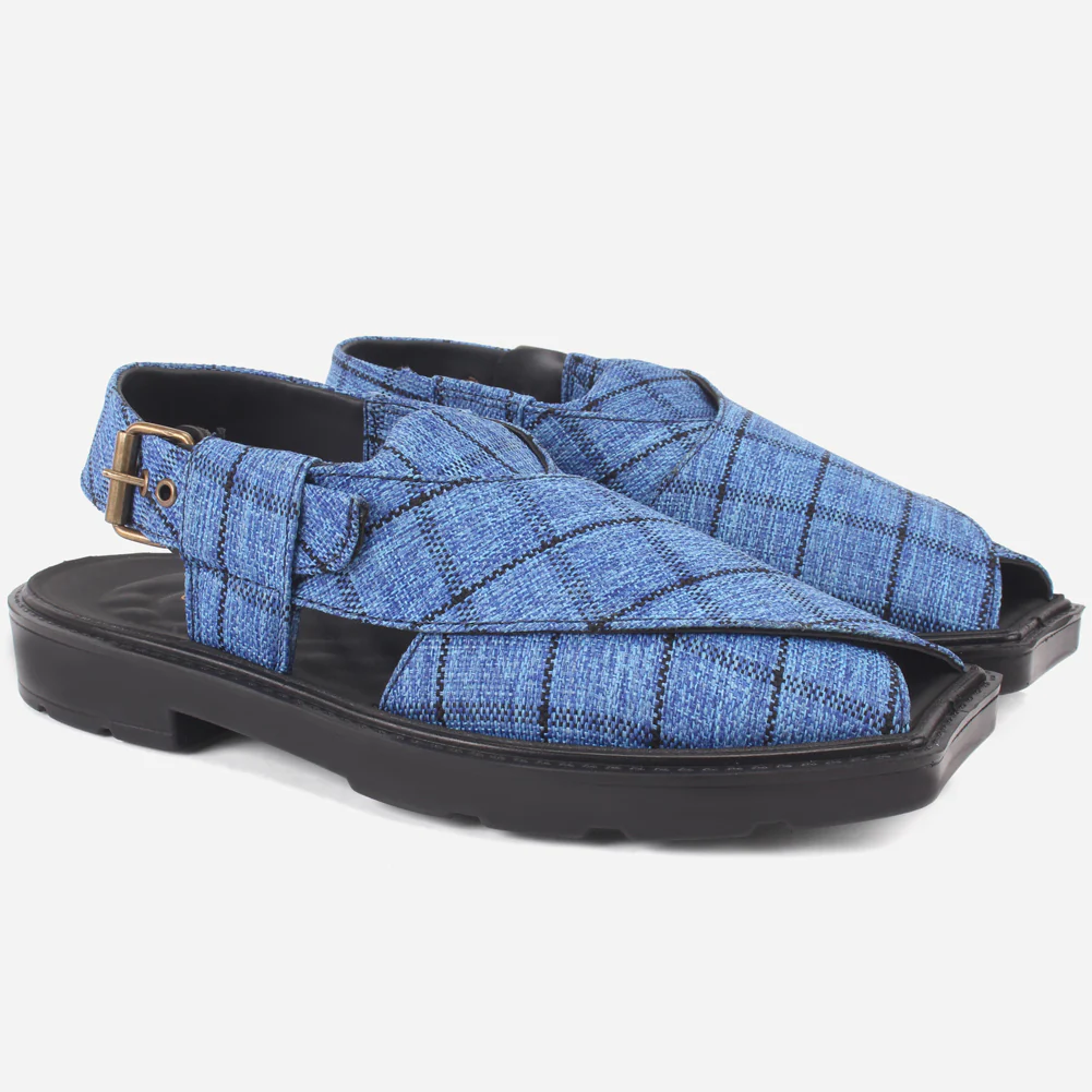 Men's "SIDIQ" Leather Flat Peshawari Sandals - Image 2