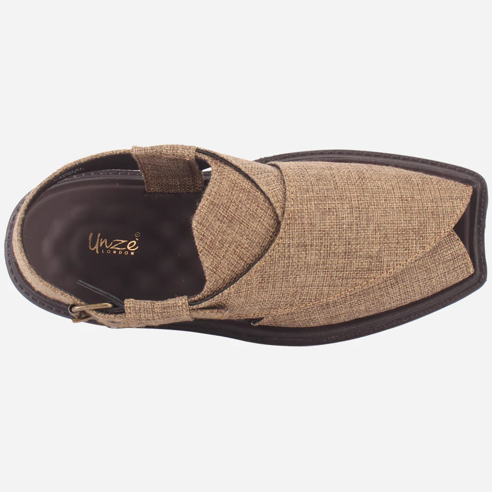Men's "SIDIQ" Leather Flat Peshawari Sandals - Image 4