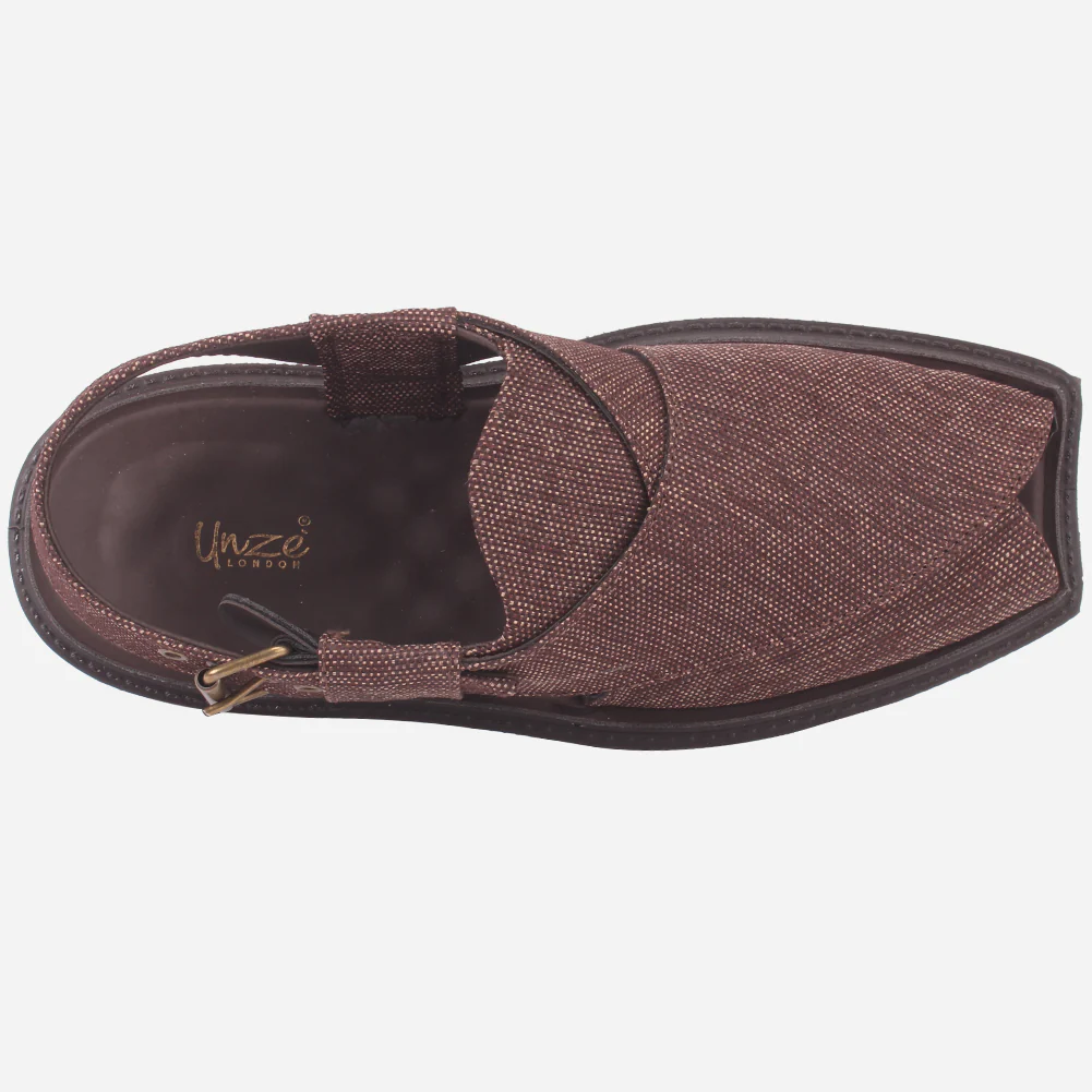 Men's "SIDIQ" Leather Flat Peshawari Sandals - Image 4