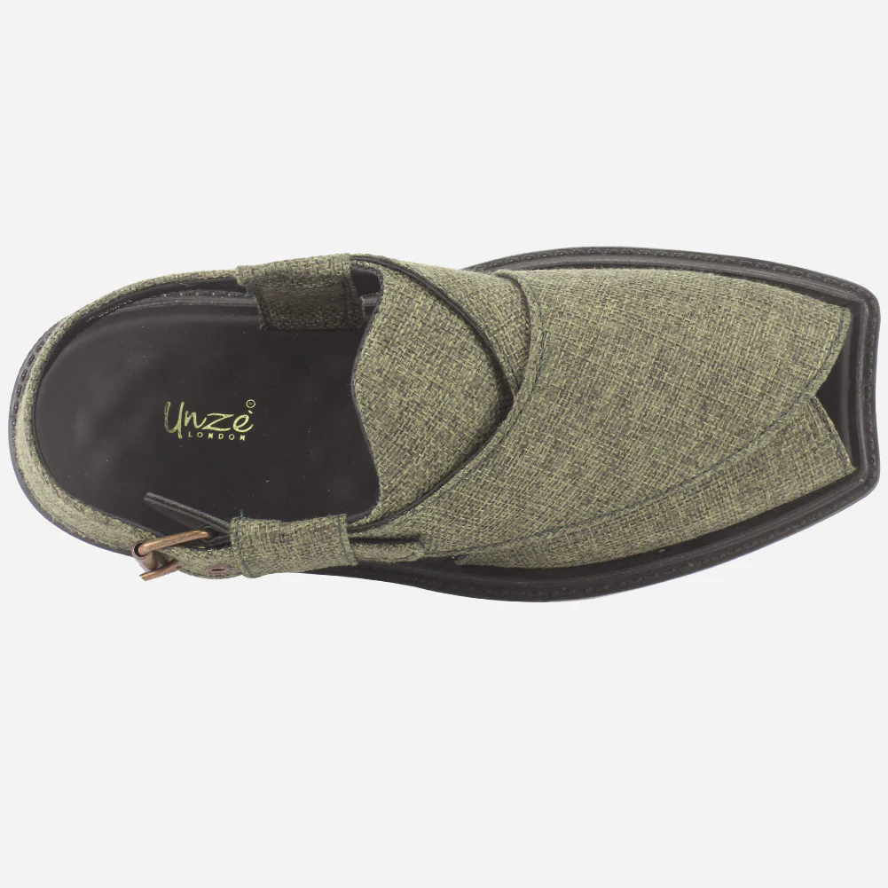 Men's "SIDIQ" Leather Flat Peshawari Sandals - Image 4