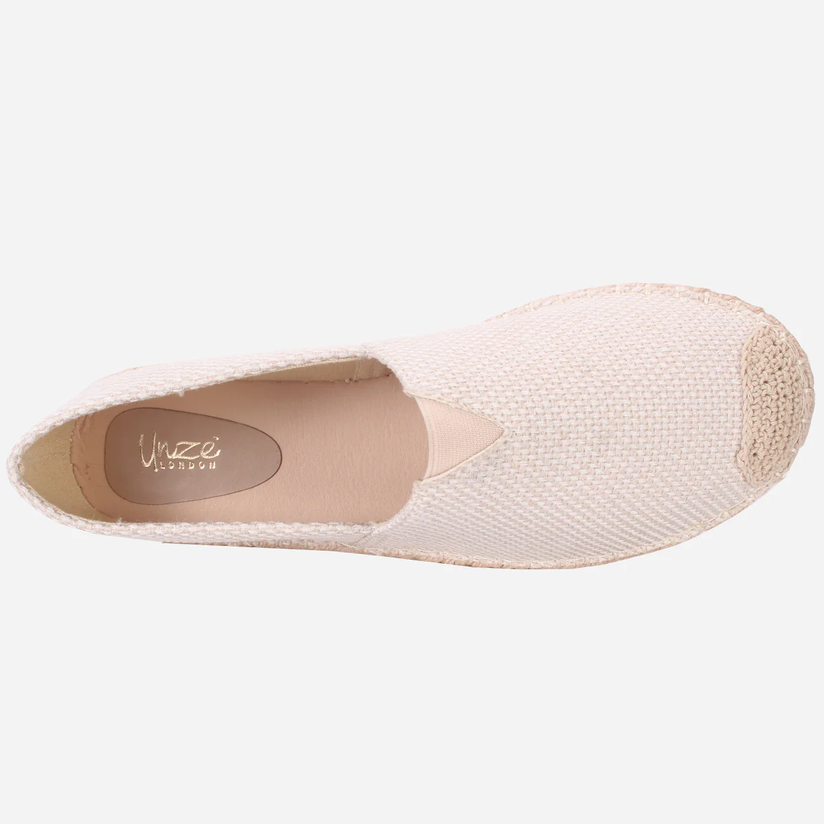 Mens "SIDON" Canvas Flat Espadrille Shoes - Image 4