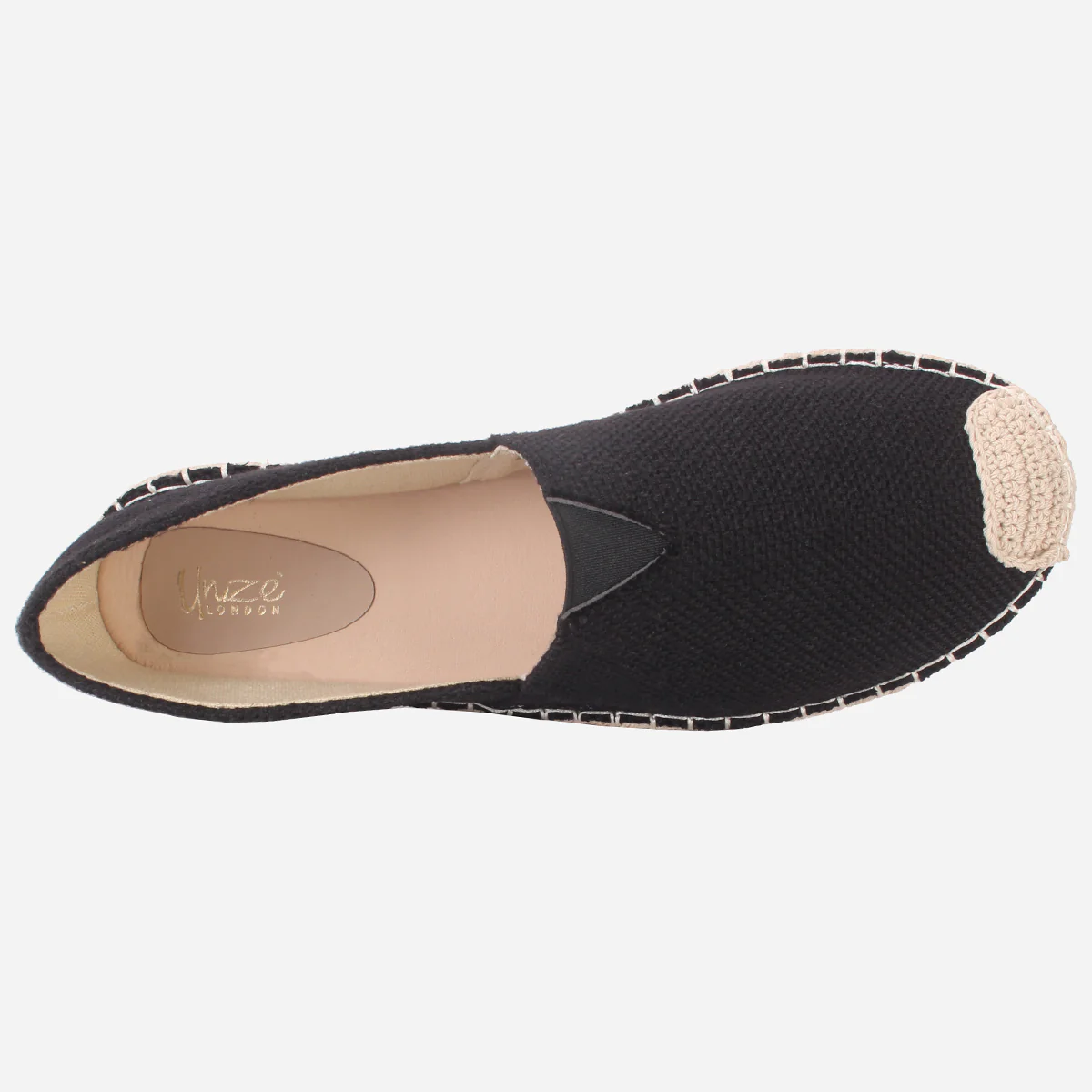 Mens "SIDON" Canvas Flat Espadrille Shoes - Image 4