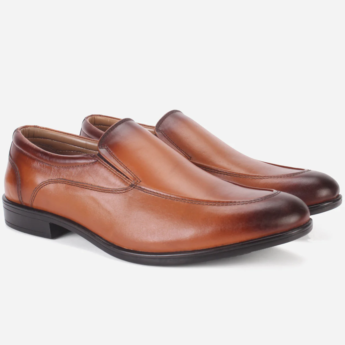 Mens "SIKEEM" Leather Formal Slip-on Shoes - Image 2
