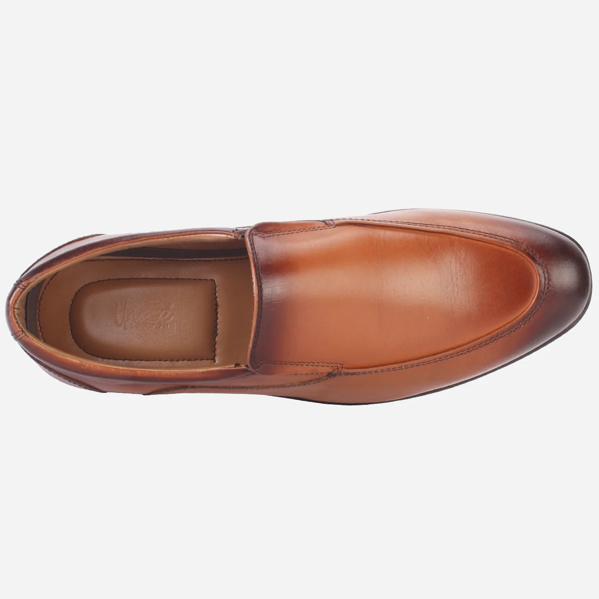 Mens "SIKEEM" Leather Formal Slip-on Shoes - Image 4