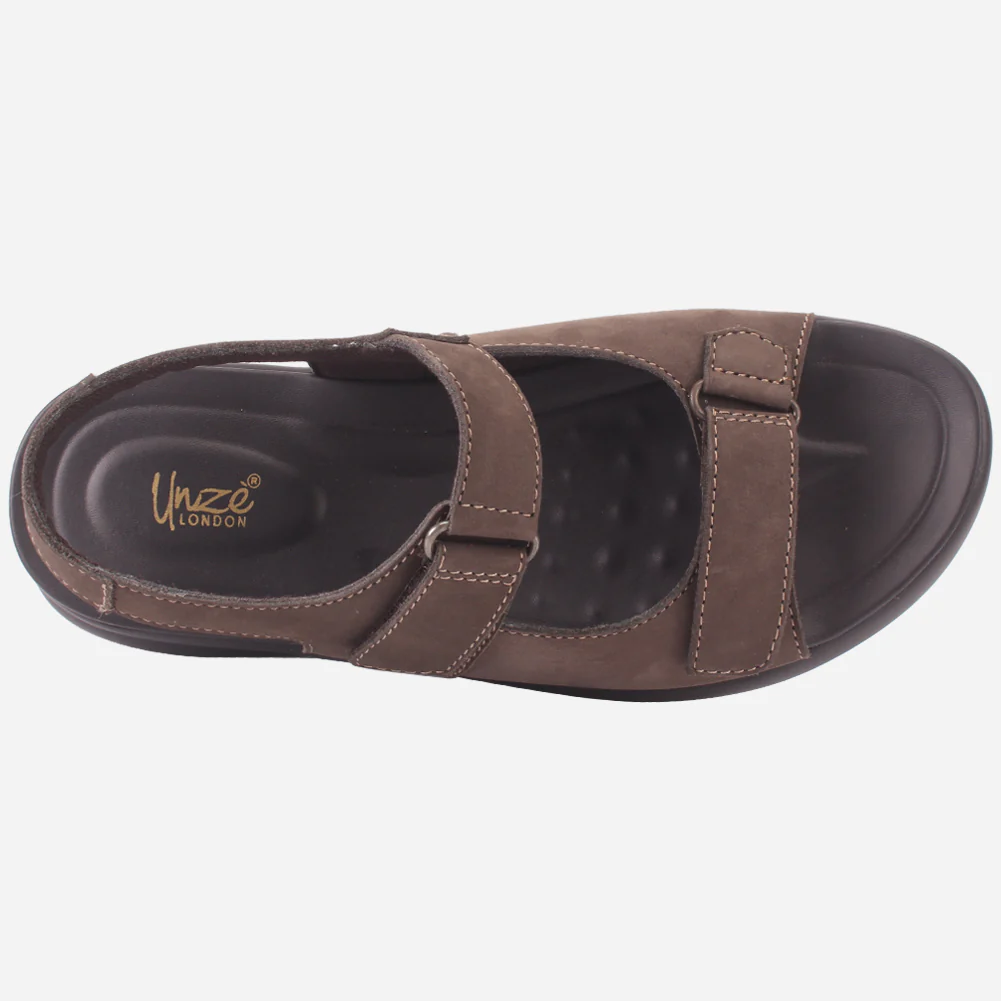Mens "SULAME" Leather Casual Everyday Summer Shoes - Image 4