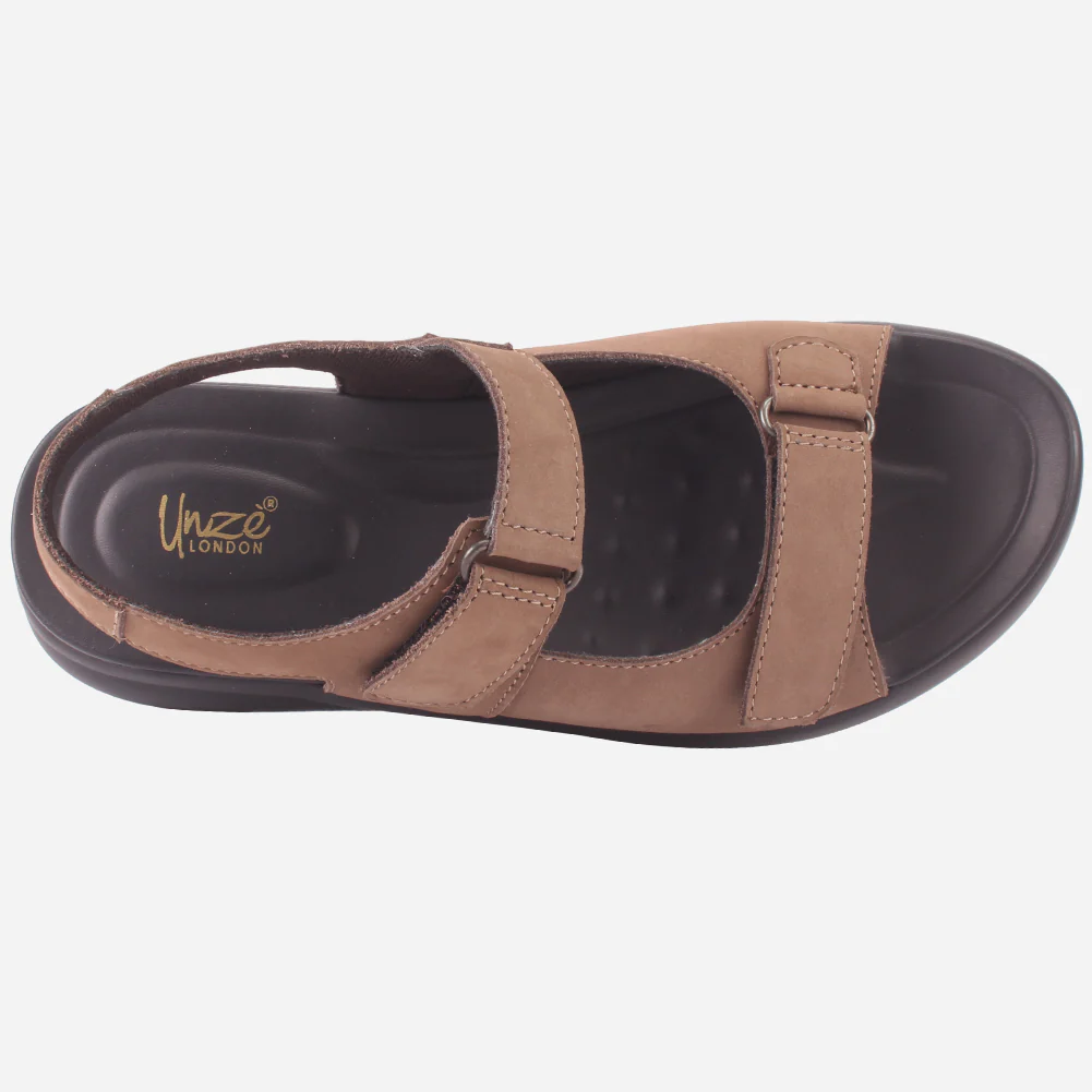 Mens "SULAME" Leather Casual Everyday Summer Shoes - Image 4