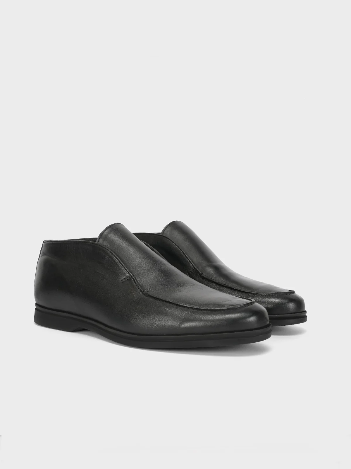 Mens "TAINI" Formal Leather Slip On Shoes - Image 3