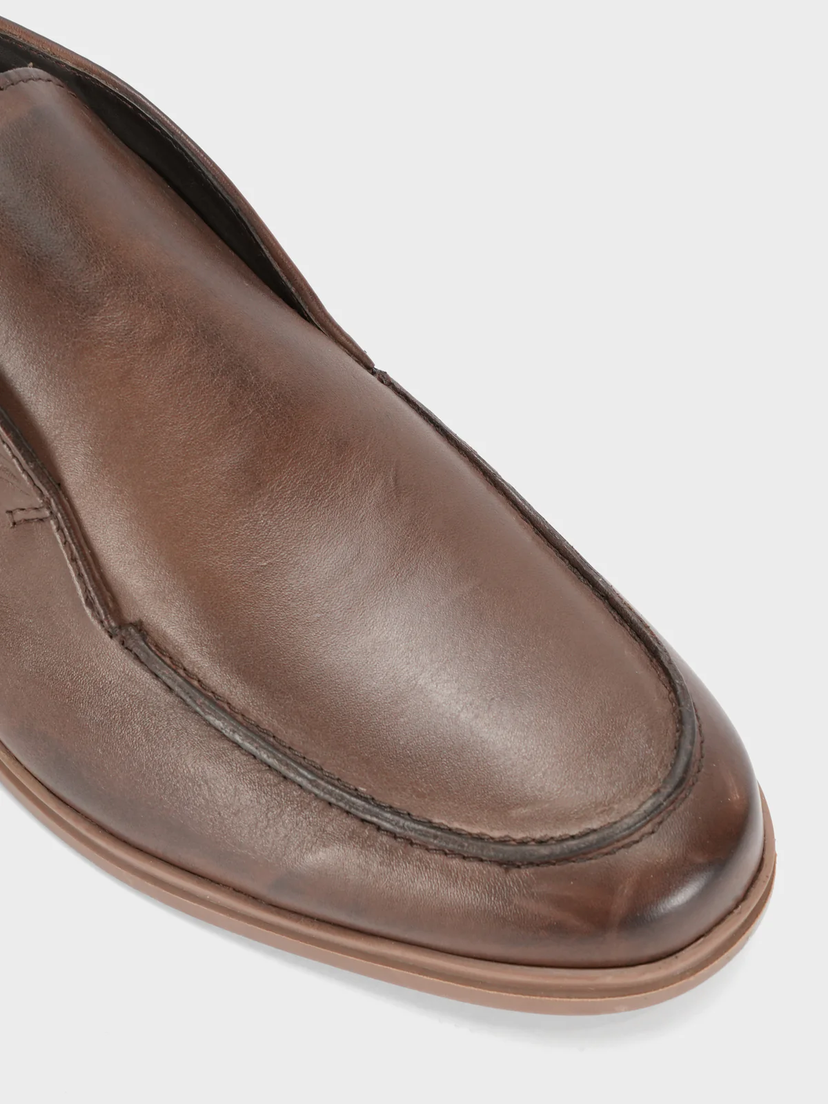 Mens "TAINI" Formal Leather Slip On Shoes - Image 4