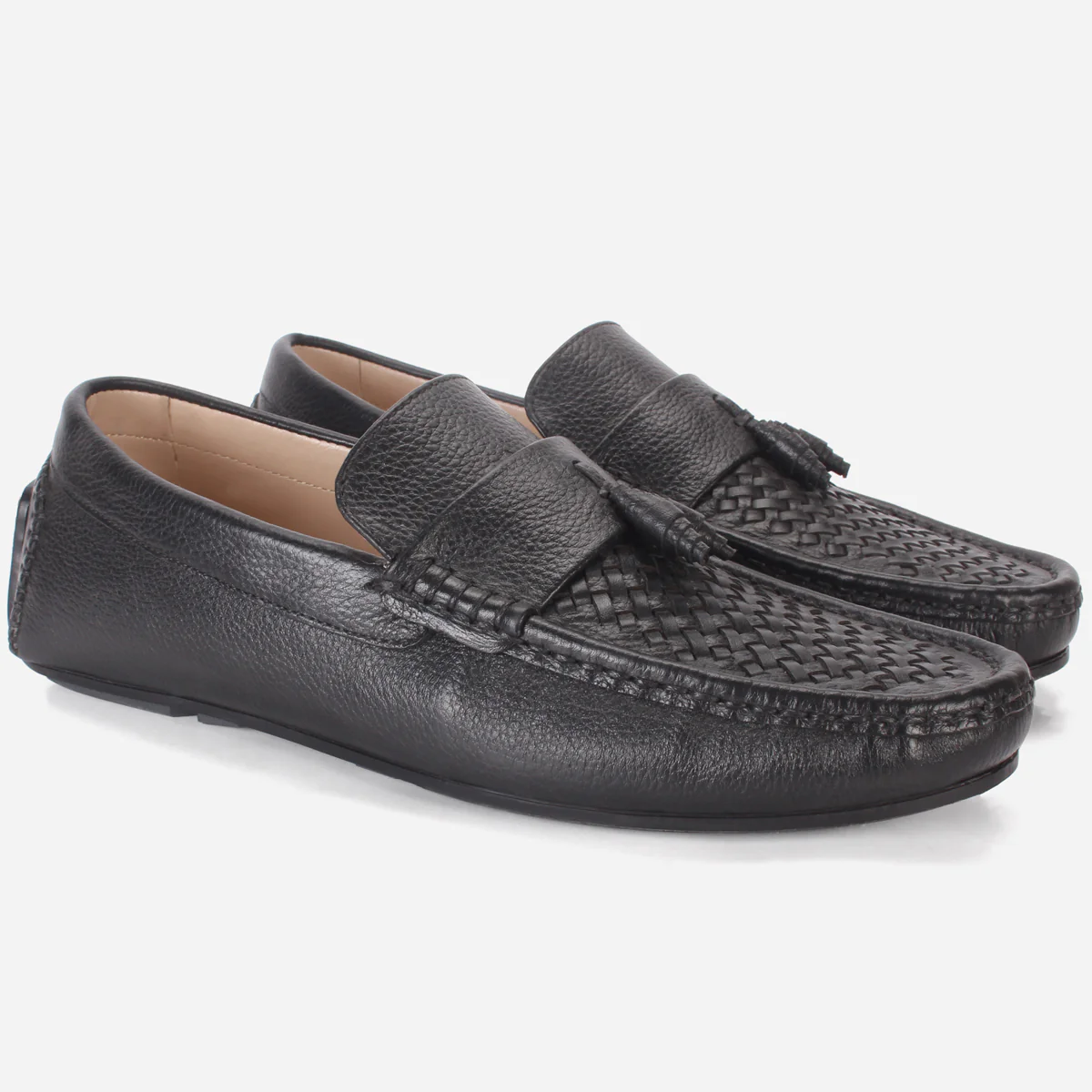 Men's "TAYLYER" Leather Slip On Moccasins Shoes - Image 2