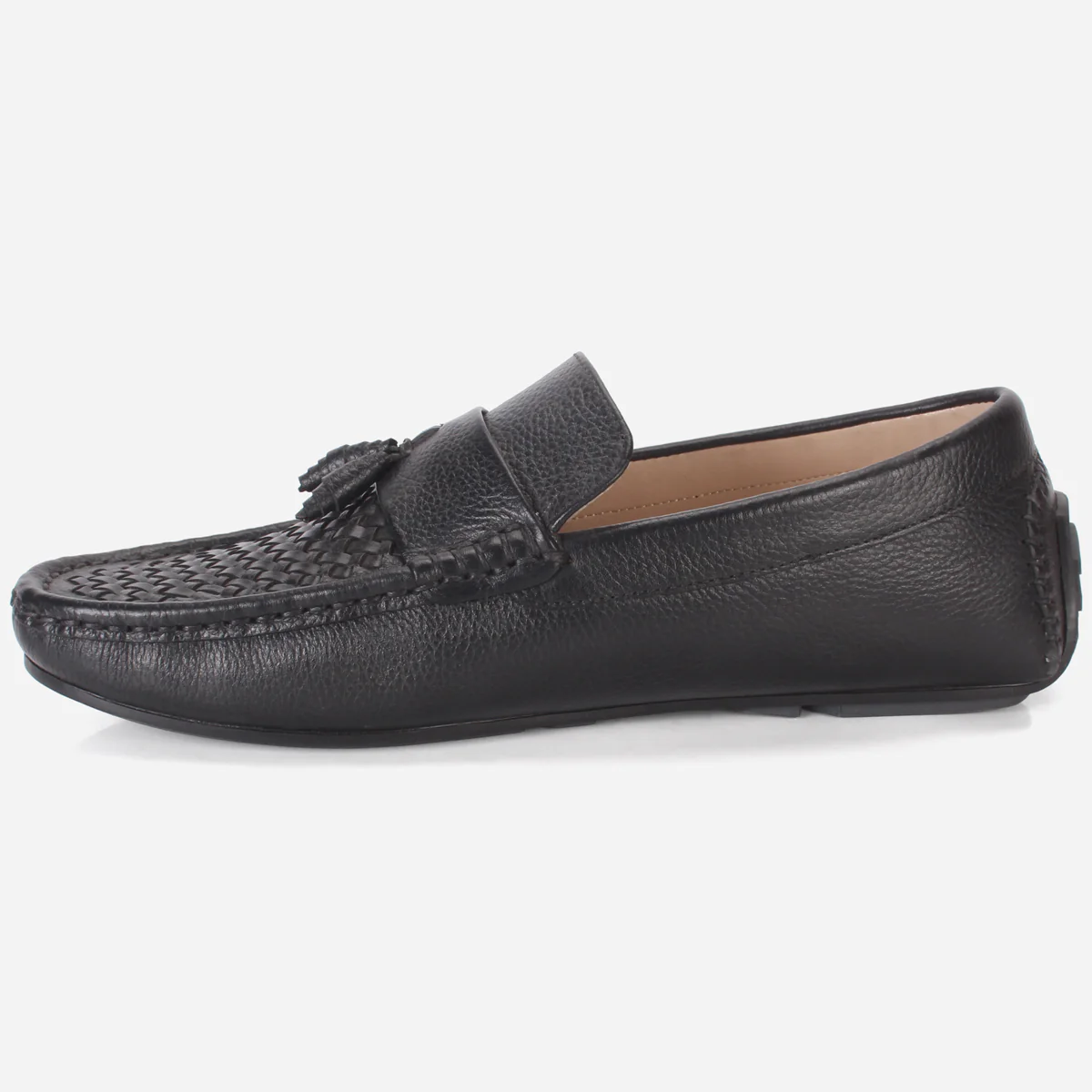 Men's "TAYLYER" Leather Slip On Moccasins Shoes - Image 3