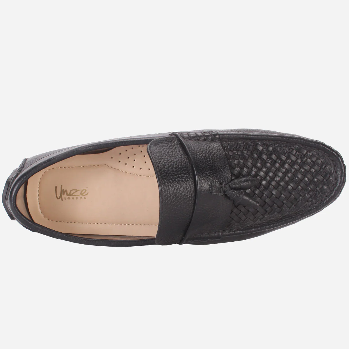 Men's "TAYLYER" Leather Slip On Moccasins Shoes - Image 4