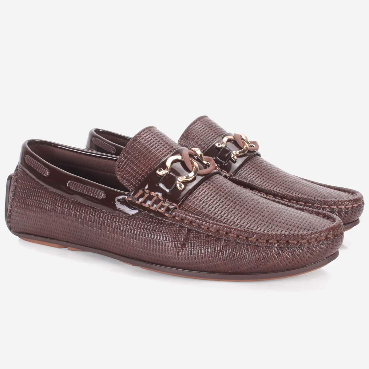 Mens "TEMAN" Comfort Slip On Moccasins - Image 2