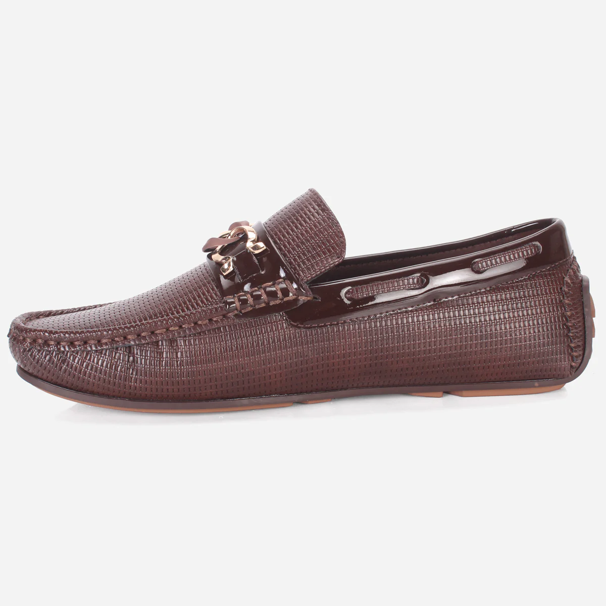 Mens "TEMAN" Comfort Slip On Moccasins - Image 3